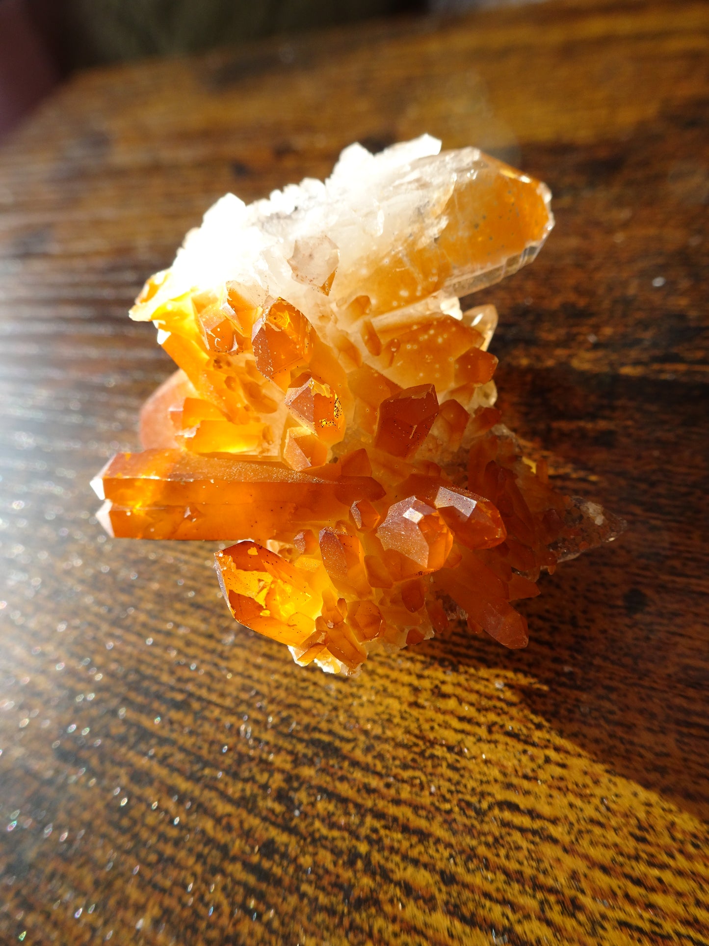 Mango Quarz Druse klein